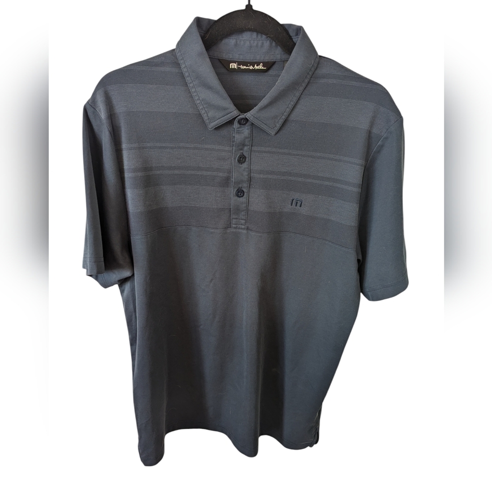 Travis Mathew Blue Polo Medium